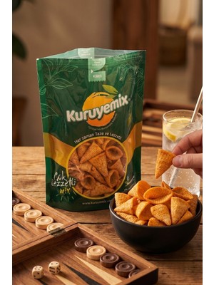 Kuruyemix Çıtır Ketçap Aromalı Cips Piramit - Eğlenceli ve Lezzetli Atıştırmalık [1kg]