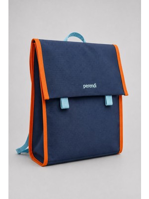 Perendi Unisex Çocuk Kapaklı Oxford Kumaş Okul Sırt Çantası
