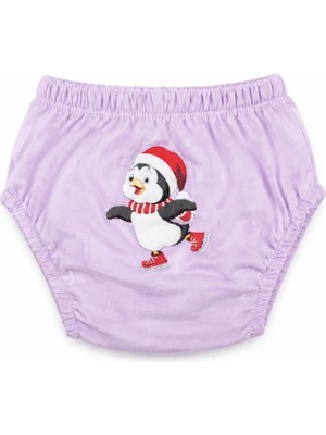Almira Anne Bebek Unisex Penguen Baskılı Alıştırma Külodu