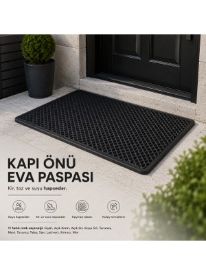 Guerrino Eva-Kapı-Önü-Paspası 60*40 Ebatında-Lacivert