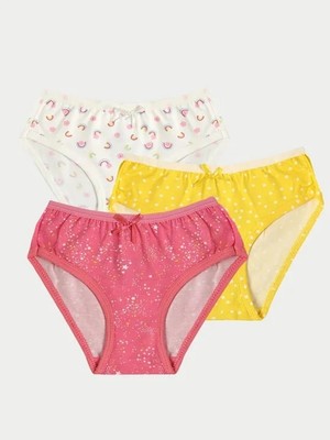 Almira Anne Bebek Kız Çocuk Desenli 3 ' Lü Slip