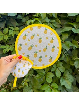 Nes Design Ananas Desenli Yelpaze