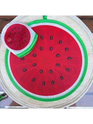 Nes Design Karpuz Desenli Yelpaze