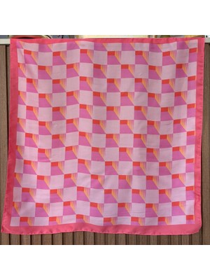 Nes Design Geometrik Desen Fular (70X70)