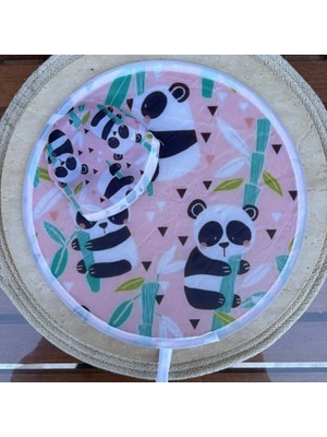 Nes Design Panda Desenli Yelpaze