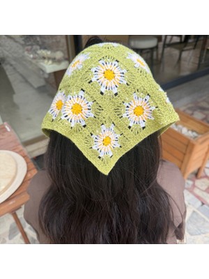 Nes Design Papatya Desenli Bandana