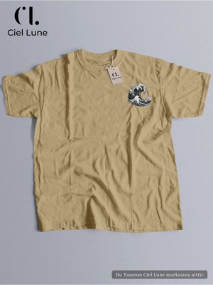 Mondschein Unisex Dark Vave Tasarım Oversize Tshirt