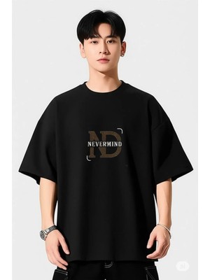Mondschein Baskılı Oversize Tişört | Erkek Streetwear T-Shirt