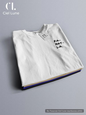Mondschein Unisex Be Calm Özel Tasarım - Oversize T-Shirt