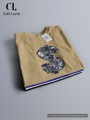 Mondschein Unisex Dolar Ghetto Özel Tasarım - Oversize T-Shirt