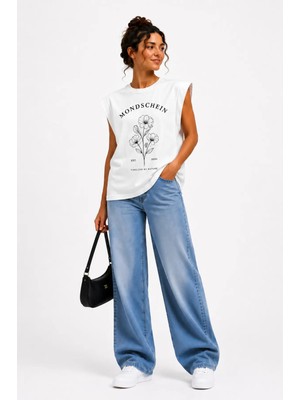 Mondschein Botanical Oversize Vatkalı Tişört