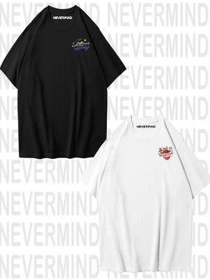 Mondschein Unisex To Infinity & Beyond Ön Baskılı Sevgili Çift Kombini Tasarım Oversize Tshirt 2'li