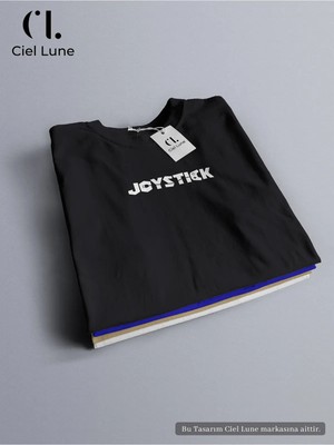 Mondschein Unisex Joystick Özel Tasarım - Oversize T-Shirt