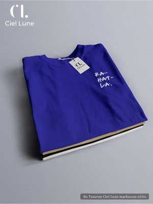 Mondschein Unisex Be Calm Özel Tasarım - Oversize T-Shirt
