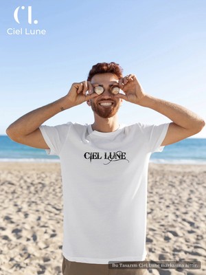 Mondschein Erkek Mndschesing Graphic Mndsches Lune - Oversize T-Shirt