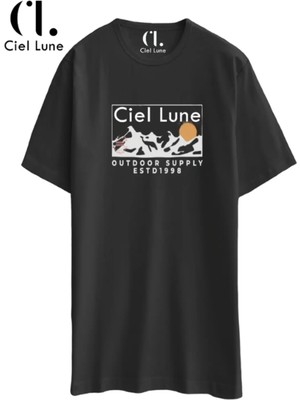 Mondschein Unisex Mndsches Lune Oversize Tshirt