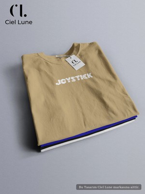 Mondschein Unisex Joystick Özel Tasarım - Oversize T-Shirt