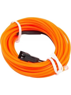 Omrs Store Powermaster 5 Metre 5 Volt USB Adaptörlü Neon Oranj Ip Aydınlatma PM-6084