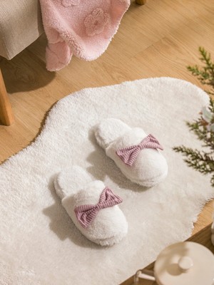 Lc Waikiki Yeni Sezon Fiyonk Figürlü Pelüş Kadın Ev Terliği