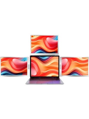 1001 14” Taşınabilir Üçlü Monitör (Sabit Panel)