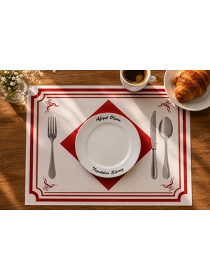 1001 500 Adet Amerikan Servis Kağıdı Seti – Büyük Boy 30X40 cm Hijyenik Tepsi Altlığı ve Sunum