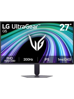 1001 Ultragear 27G523B-B 27 Inc 200Hz 1ms HDMI Dp Adaptivesync HDR10 Fhd IPS Gaming Monitör
