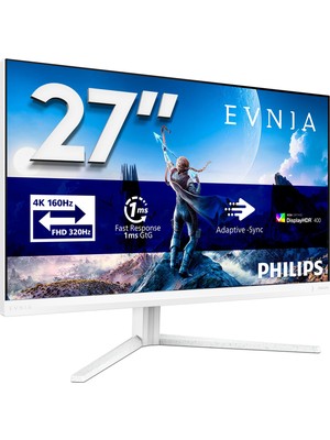 1001 Evnia 27M2N5901A-00 27 Inç UHD Oyun Monitörü, 160Hz 4K / 320Hz Fhd Çift Çerçeve, 1ms, Ips, G-S