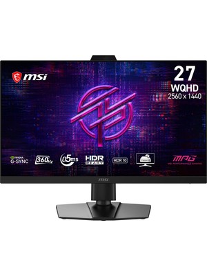 1001 27 Mpg 272QRF X36, Gaming Monitör, Wqhd, 16:9, Flat, Rapid Ips, 360Hz, 0.5ms, G-Sync Pulsar, Pivot