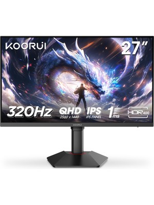 1001 G2721E 27 Inç Monitör, 320Hz E-Spor Monitörü, Qhd 2560X1440 IPS,%100 Srgb, Adaptive-Sync, 2x Hd