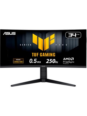 1001 Tuf Gaming VG34WQML5A 34 Inç 1440P 250Hz Ultra Wide Gaming Monitör