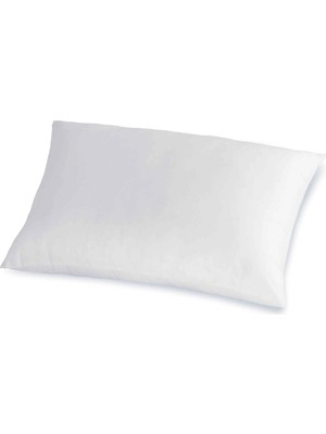 1001 Ikili Standart Düz Dış Kumaş: %100 Pamuk, Iç Dolgu: Silikon Yastık, Beyaz, 2 Adet 50X70 cm
