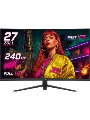 1001 Sonic V40 27″ 240Hz 0.5ms Fast IPS Fhd Rgb Gaming Monitör (Sıfır Ölü Piksel Garantili)