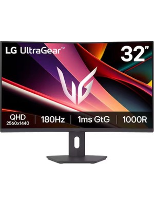 1001 Ultragear™ G6 31.5" 32G600A-B 180Hz 1ms(gtg) Qhd Va Curved Pivot Gaming Monitör