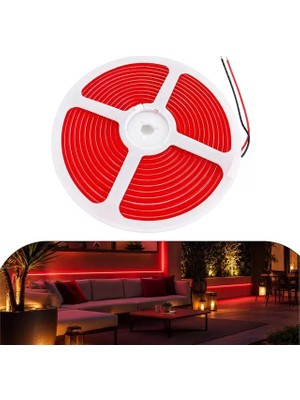 Omrs Store Zmr ZMR-635/B.KK Neon LED Şerit Kırmızı 12 Volt 120 Ledli 5 Metre
