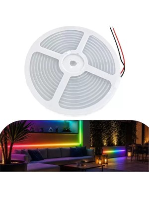 Omrs Store Zmr ZMR-635/B.KK Neon LED Şerit Rgb (Kırmızı, Yeşil, Mavi) 12 Volt 120 Ledli 5 Metre
