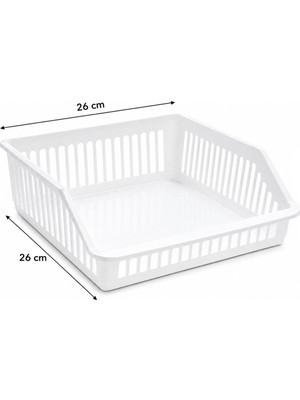 Tuğraçelik Urve UR-3565 Compile Çok Amaçlı Plastik Organizer 26X26 cm
