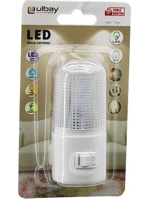 Tuğraçelik Ulbay Gc-08 4 Led'li Anahtarlı Gece Lambası- 10'li Paket