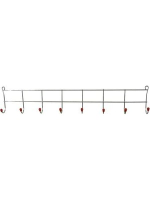 Tuğraçelik Kral Kr-04 Metal 8 Kollu Düz Duvar Askısı- 12'li Paket