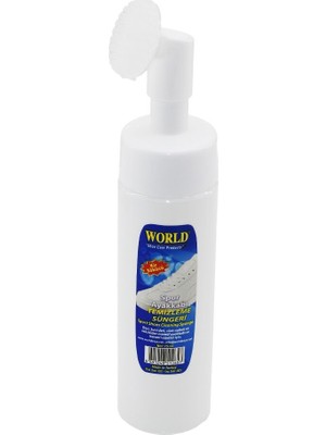 Tuğraçelik World Silikon Fırça Başlıklı Pompalı Spor Ayakkabı Temizleme Köpüğü 200ML- 12'li Paket