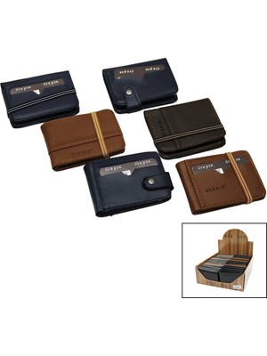 Tuğraçelik Mkm Man Kartlıklı Vinleks Cüzdan (09-90-38)- 36'li Paket