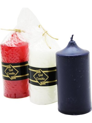 Tuğraçelik Gül Candle 5X10 Orta Renkli Takoz Mum- 40'li Paket