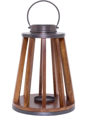 Yargıcı Metal Detaylı Mango Ağacı Konik FENER(31X40 Cm)