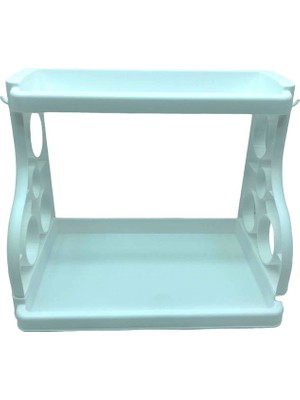 Tuğraçelik Elegance K-629 Beyaz Mutfak Tezgah Üstü Düzenleyici Organizer
