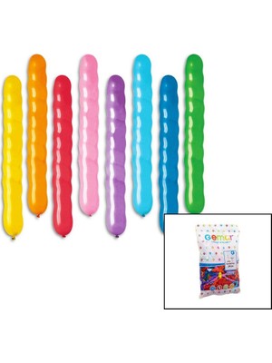 Tuğraçelik Gemar-As1 Uzun Burgulu Balon #086 (31'' & 80CM & 500 Adet)
