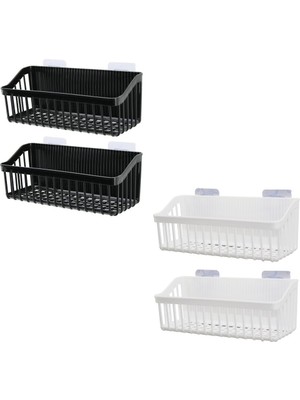 Tuğraçelik MR-1482 Banyo ve Mutfak Organize Seti (2 Parça, Siyah-Beyaz)- 20'li Paket