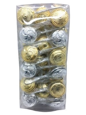 Tuğraçelik Mıknatıslı Perde Tokası Mandalı- 50'li Paket
