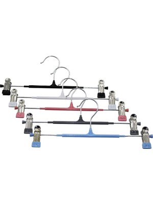 Tuğraçelik Ibico NO-724 Plastik ve Metal Uçlu Etek Askısı- 10'li Paket