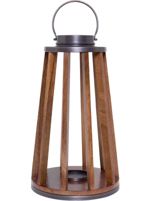 Yargıcı Metal Detaylı Mango Ağacı Konik FENER(31X54 Cm)
