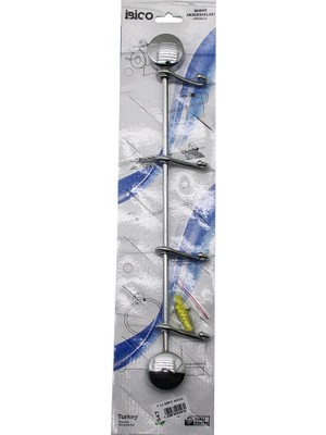 Tuğraçelik Ibico BNY-547 4 Kollu Krom Banyo Askısı (Vidalı Montaj)