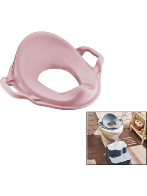 Tuğraçelik Dünya Baby 11107-603 Pembe Çocuk Kulplu Klozet Adaptörü